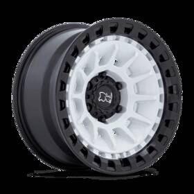 Black Rhino Hard Alloys Br009wm17855010n 4 - Barrage 17x8.5 5x127 White -10mm