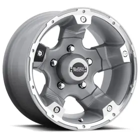 900s581237 Black Rock 900 Viper 15x8 Wheel With 5 On 4.5 Bol