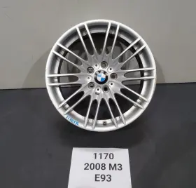 R18x8.5 Bmw 2284504 Oem E90 E92 E93 M3 Rear Wheel Rim M Double Spoke 260 Silver Inch Et29