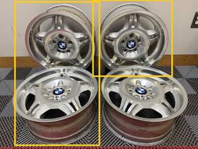 Bmw 36112227860 Set Of 3 Oem 17 Inch Style 24 Ltw Forged Polished Wheels Rims E36 M3 Unrestored