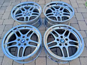 36112229731 Bmw E38 E34 E31 Oem Mpar M Parallel 18x9.5/8 Style 37 Forged Silver Wheels Rims