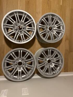 Bmw 36112229960 Genuine Square Rear Style 67 18x9 Wheels Set Of 4 Powdercoated