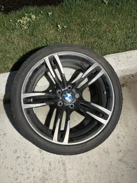 36112284650 Bmw Oem F80 F82 M3 M4 437m Jet Black Shadowline Forged Wheel Tire 19x9front Et29