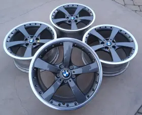 36116775603 Bmw E90 335i Oem 2-piece Style 179 19x9/8 5x120 Wheels Rims Restored Anthracite