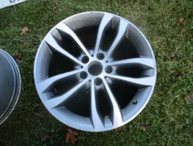 36116851074 Bmw 19ftft X6 Machined Gray Oem Factory Rear Wheel Rim 71568 2011-2014 R2