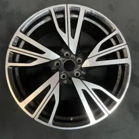 36116857572 Bmw Rear Left I8 Machined Black Oem Wheel 20 Inch 14-20 Factory Original Rim 86206