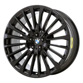 36116885463 Bmw 22 Inch X7 Wheel Rim Factory Oem 86542 2019-2022 Gloss Black