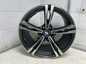 36117857075 Bmw 2019 M5 19x9-1/2 Wheel 5 Twin Spoke B Condition Painted Dark Gray Oem