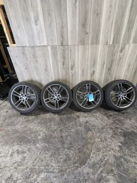 36117891051 Bmw Oem E82 E88 Wheels Rims 18x7.5 Et49 Inch 18x8.5 Et52 Dual Spoke Style 261 Set