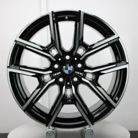 36118747304 Bmw I4 19x8.5 Wheel Black / Machined Rim 859m 430i M440 86636 G26