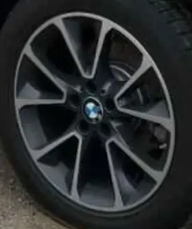 560-86051b Bmw 2014-2018 X5 Oe Wheel 19x10 15 Spoke Middle Flat Silver