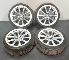 6785256 Bmw Oem E89 Z4 Wheel Rims Style 296 Silver 8x19 Inch 9x19 With Michelin Tires Set