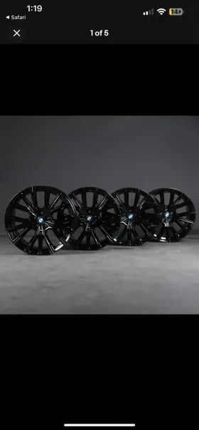 817m Bmw Gloss Black Alloy Wheels Set All 4