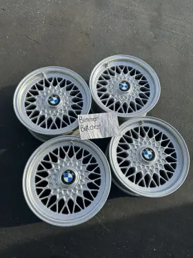 Kba41488 Bmw E30 4x100 15inch Style 5 Basketweaves