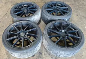 L85374-2 Bmw 14 3 Series 328i F30 18x8 Wheel Alloy Rim Set Of 4 128k Black Oem