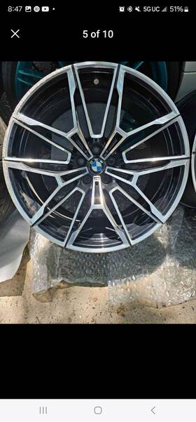 Bmw Oem Factory Genuine Original Equipment 36118746631 848m 18 Inch Staggered Set Wheels And Tires 2019-2024 Of 4