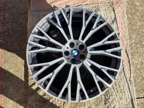 36116833763 Bmw Oem Genuine Original Style 745 Wheel X5 X6 And X7 Orbit Grey Machined 22 Inch Tire Tpms Center Cap Set