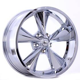 Boyd Coddington Bc1-876540c 18x7 Bc1 Junkyard Dog Chrome Wheels 5x4.5 0mm Set Of 4