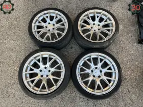 Br09 Bremmer Kraft 7 V Spoke 18x8 Wheel Rims W Tire Set Oem