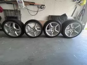 99736213600 Bridgestone Porsche Wheels Set Potenza Re 050a Front 265/40 R18 10y 101y Rear