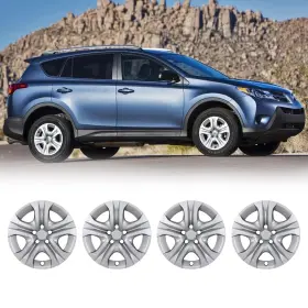 Caruis3qekn Brisunshine 17 Inch Hubcaps Fit For Toyota 2013-2018 Rav4 Wheels Rim Cover Replacement