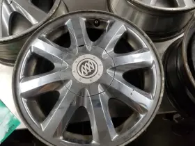 560-04055 Buick Wheel 16x6-1/2 Aluminum 8 Spoke Chrome Opt Py1 Fits 05-08 Allure 568130