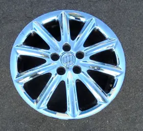 9595281 Buick 06 11 Lucerne 10 Spoke Chrome Alloy Wheel 18x7.5 - Nice