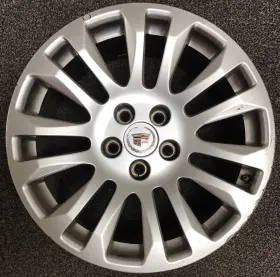 22820070 Cadillac One Used 18 Inch Cts Oem Wheel Rim Hyper Silver 18x9 4673 Factory Rear 1622