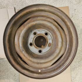 Cadillac 560-00951 1968 Deville 15 X 6 Steel Wheel Rim Kh Id Gray Oem