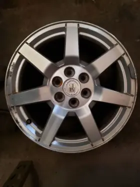560-04606 Cadillac Wheel 17x7-1/2 7 Spoke Silver Finish Opt N93 Fits 06-09 Srx 200055