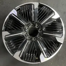 84806056 Cadillac Escalade Iq Machined Black Oem Wheel 24 Inch 2025 Original Rim