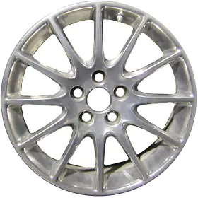 560-04597 Cadillac 88967356 18x8 12 Spoke Refurbished Aluminum Wheel Painted Silver