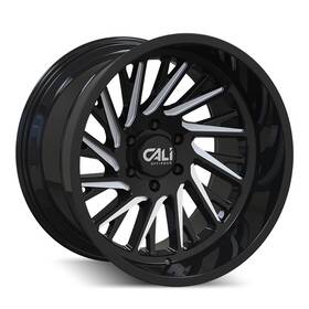 Cali Off-road 9114-2136bm 20x10 Off-road Purge Black Milled Wheels 6x135 -25mm Set Of 4