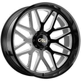 Cali Off-road 9115-2170bm Off-road 9115 Invader 20x10 8x170 -25mm Black/milled Wheel Rim 20 Inch