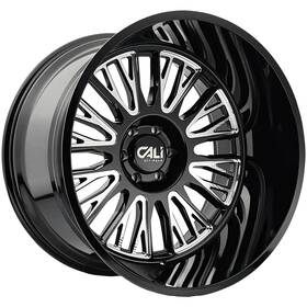 Cali Off-road 9116-22270bm Off-road 9116 Vertex 22x12 8x170 -44mm Black/milled Wheel Rim 22 Inch