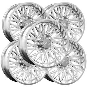 Cali Off-road 9118-22183p Set Of 5 Off-road 9118 Crusher 22x10 6x5.5 Inch -19mm Polished Wheels Rims