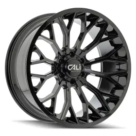 9119-2181gb-19 Cali Offroad 9119 Evoke Wheels 20x10 -19 8x165.1 125.2 Black Rims Set Of 4