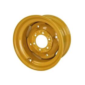 Cat 04-5206650v-cy 8.25x16.5 6 Hole Skid Loader Wheel 5 Inch Backside With Valve Guard - Yellow