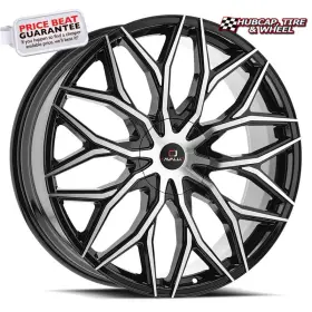 Clv-37188041001143 Cavallo 35bm Clv-37 Black Machined - 18x8 4x100 Bolt Pattern 35mm Offset 1 Wheel
