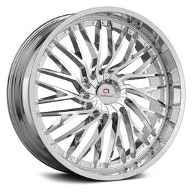 Cavallo Clv-43208551121143 35nc Clv-43 Wheels 20x8.5 35 5x112 74.1 Chrome Rims Set Of 4