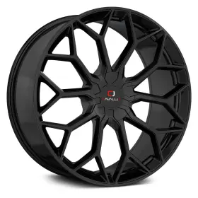 Clv-44208551121143 Cavallo 35gb Clv-44 Wheels 20x8.5 35 5x114.3 74.1 Black Rims Set Of 4