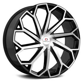 Cavallo Clv-51208551121143 35bm Clv-51 Wheels 20x8.5 35 5x114.3 74.1 Black Rims Set Of 4