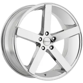 Clv-520855112 Cavallo 35nc Clv-5 20x8.5 5x112 35mm Nano Chrome Wheel Rim 20 Inch