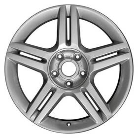 Cci Alyav041u20 For Audi A4 06-10 Alloy Factory Wheel Double 5-spoke Silver 17x7.5