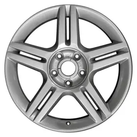 Alyav041u20 Cci For Audi A4 06-10 Alloy Factory Wheel Double 5-spoke Silver 17x7.5