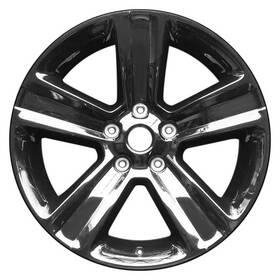 Cci Alycn047u45 For Ram 1500 13-18 5-spoke Gloss Black 20x9 Alloy Factory Wheel Remanufactured