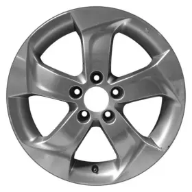 Alyhs081u10 Cci For Honda Hr-v 16-17 Alloy Factory Wheel 5 Turbine-spoke Machined And Silver