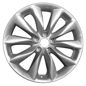 Alyio063u20 Cci For Infiniti Qx50 19 5 V-spoke Silver 19x7.5 Alloy Factory Wheel Remanufactured