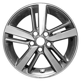 Cci Alykk086u30 For Kia Forte 17 Alloy Factory Wheel Double 5-spoke Dark Charcoal W Machined