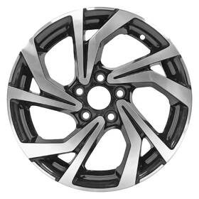 Cci Alywb083u45 For Volkswagen Jetta 22-23 Alloy Factory Wheel 5 Split-spoke Machined Gloss